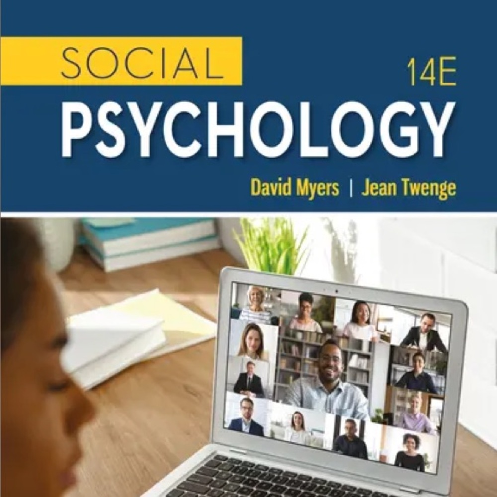 Social Psychology 14E by David G. Myers and Jean M. Twenge